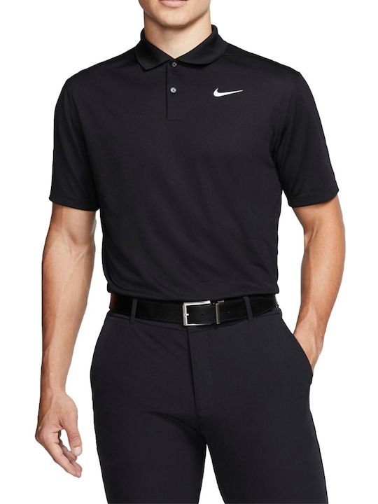 Ανδρικό T-shirt Κοντομάνικο Nike Polo Μαύρο